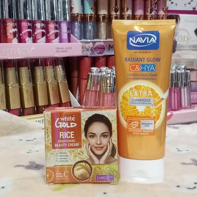 Rice cream+Navia face wash