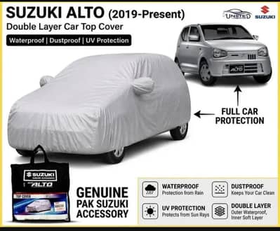 Genuine Pak Suzuki Double-Layer Car Top Cover for New Alto