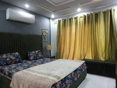 One Bed Apartment Furnished For Rent In Iqbal Block Like New Family Building