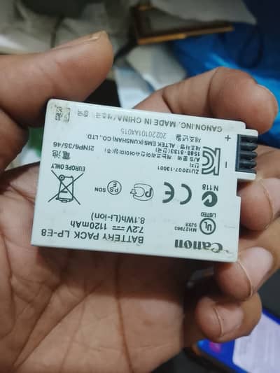Canon 600D New Battery contact 03219430426