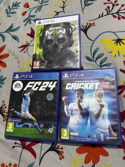 Ps5 and PS4 cds