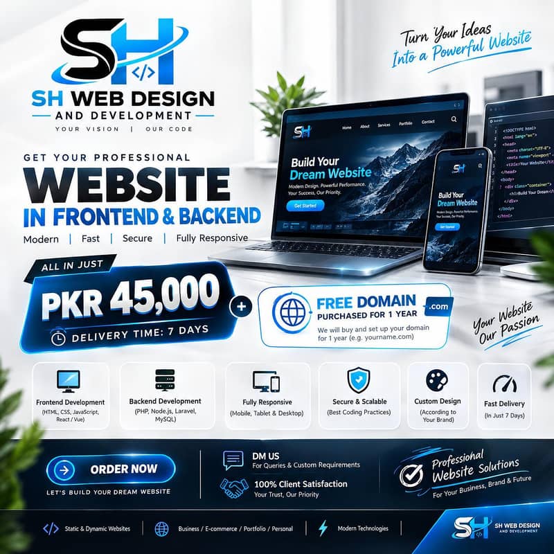 Website design and development 2