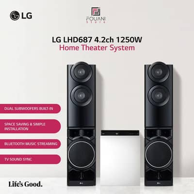 LG HOME THEATRE MODEL 687  1250WATTS