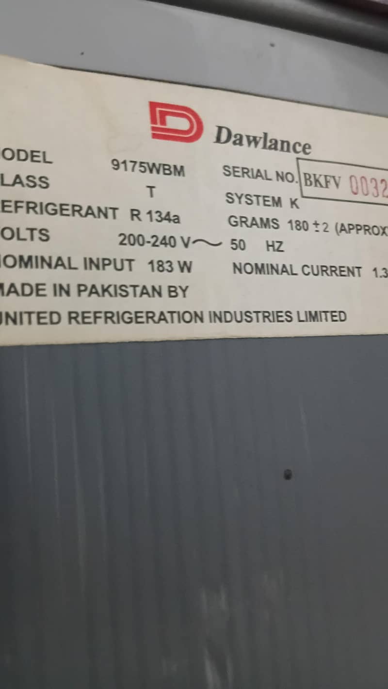 Dawlance Refrigrator 3