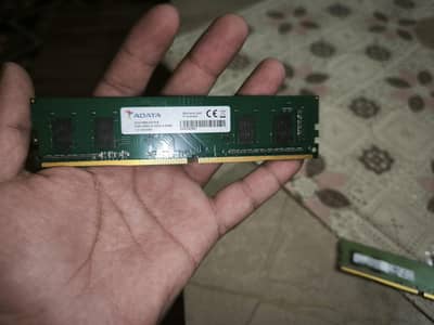 DDR4 RAM 1 ADATA AND 1 SAMSUNG HP Good quality and not used