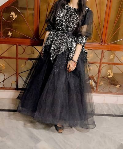 Full length net maxi