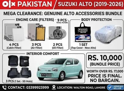Genuine Suzuki Alto (2019–2026) Accessories Bundle