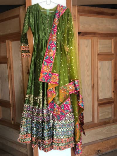 Wedding wear heavy maxy