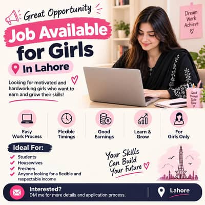Data Entry job for Female