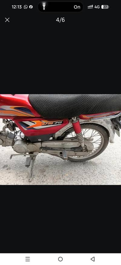 united 70cc bike applied for condition 10/8 koi fault nhi