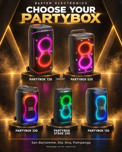 JBL PARTY BOX 320 STAGE 2 120 CLUB  JBL 710 JBL 520 JBL 1000