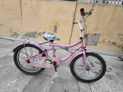 Classic girl pink Barbie bicycle