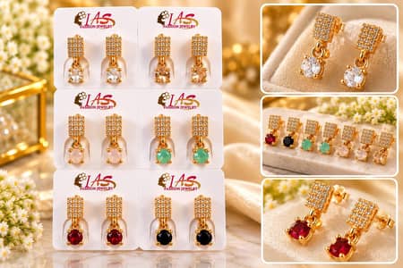 Beautiful Stone Studded Tops & Earrings for Women – Fashion Jewellery