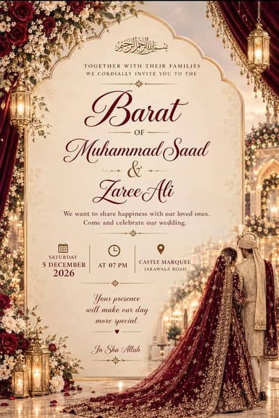 What's app flowers Digital Cards Wedding Cards, Invitation Cards