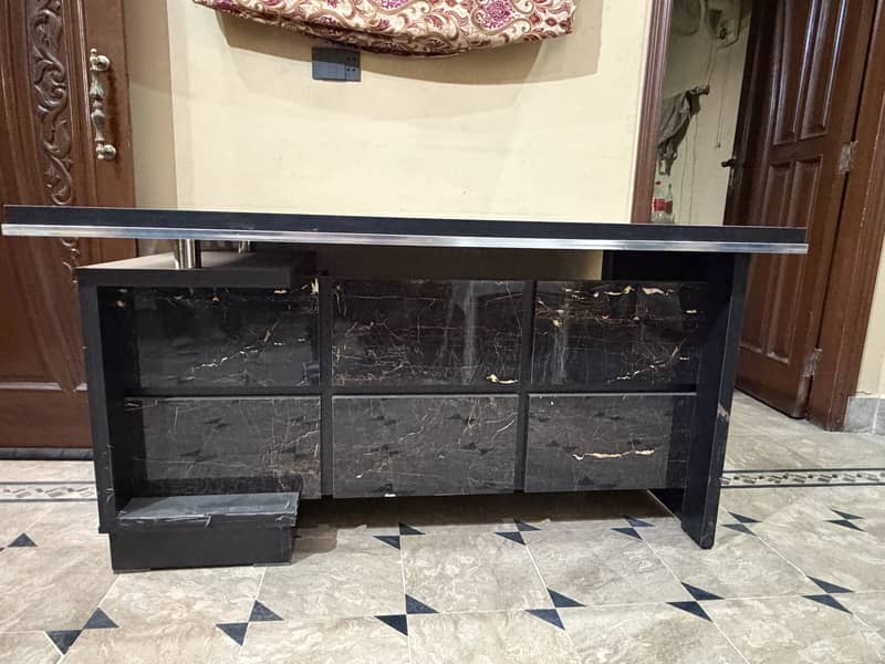 Office executive table with side table 0