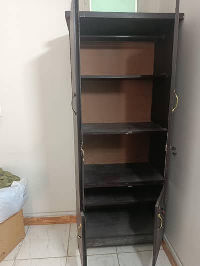 Single Almari with Cupboard and Lock