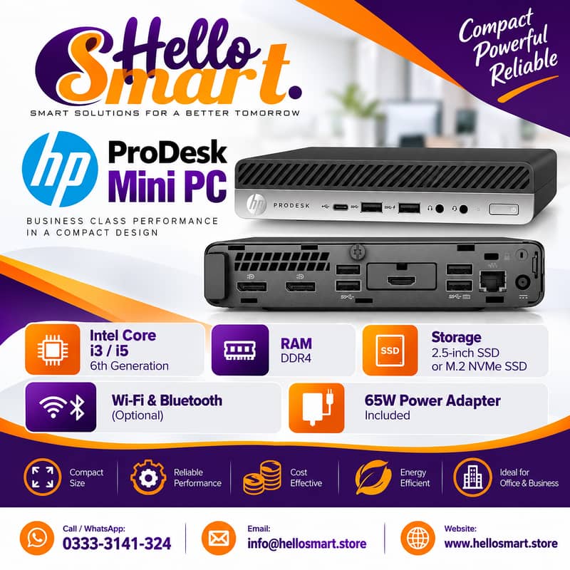 Lenovo Dell Mini PC I3/I5 4 to 9 Gen, I3 9G I5 4Gen Micro | Desktop ...