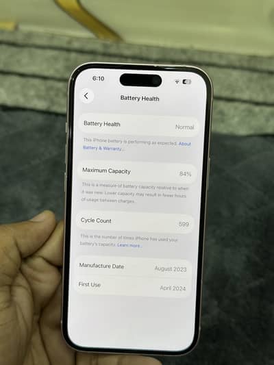 Apple iPhone 15 with box 256 gb