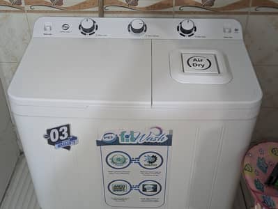 only 1.5 year use washing machine with drier