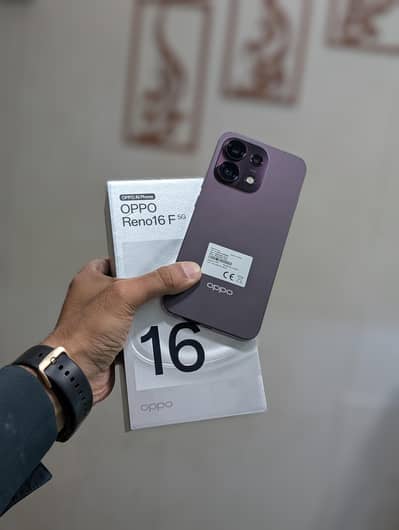 OPPO Reno 16F 5G just box open