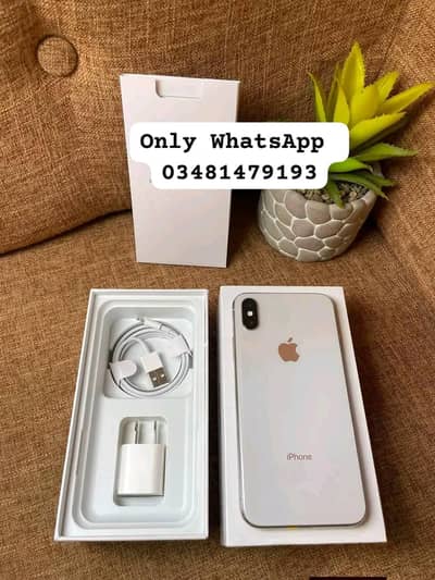 Apple iPhone X PTA approved with box farsal