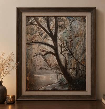 ARTISTIC ELEGANT OIL PAINTING