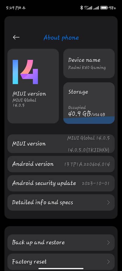 Xiaomi Redmi K40 Pro Exchange possible