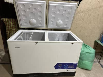 Double door refrigerator Hair Model HDF-385H/B/R