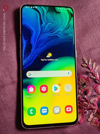 Samsung Mobile A80 Dual SIM Official pta All ok Exchange Posible