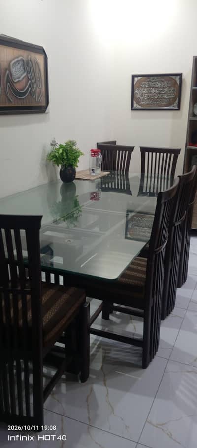 dinning table 8 seater 14 mm