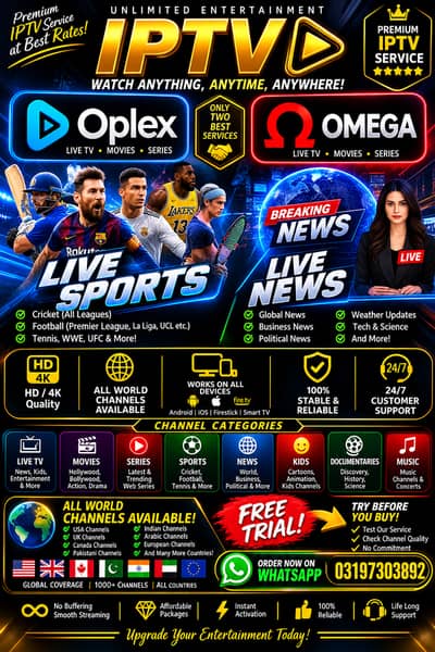  All World Channels — USA, UK, Canada, Pakistan, India, Arabic aur