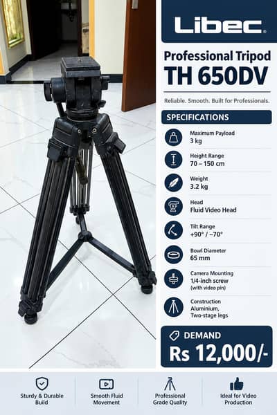 libec 650DX Tripod System