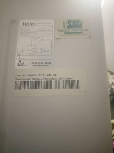 Sale of Washing Machine