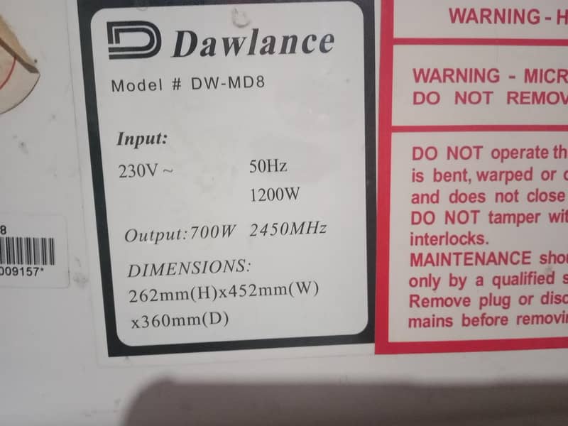 Dawlance Model Newly Maximum usage 3