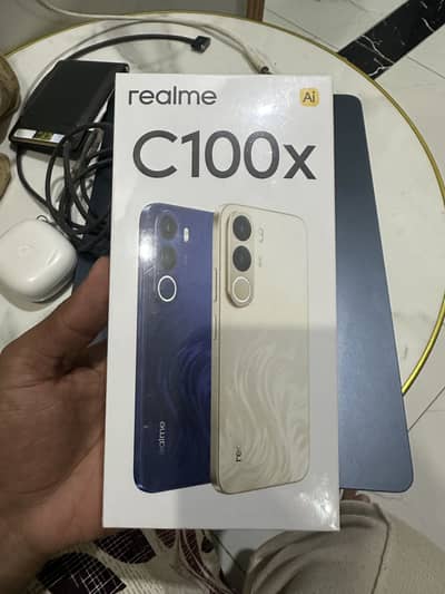 Realme C100x latest phone box pack