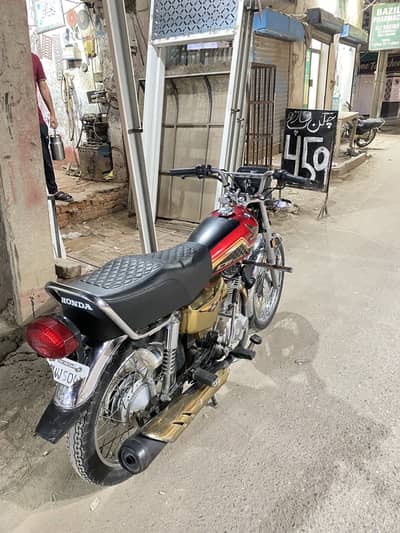 Honda cg 125 gold edition self start