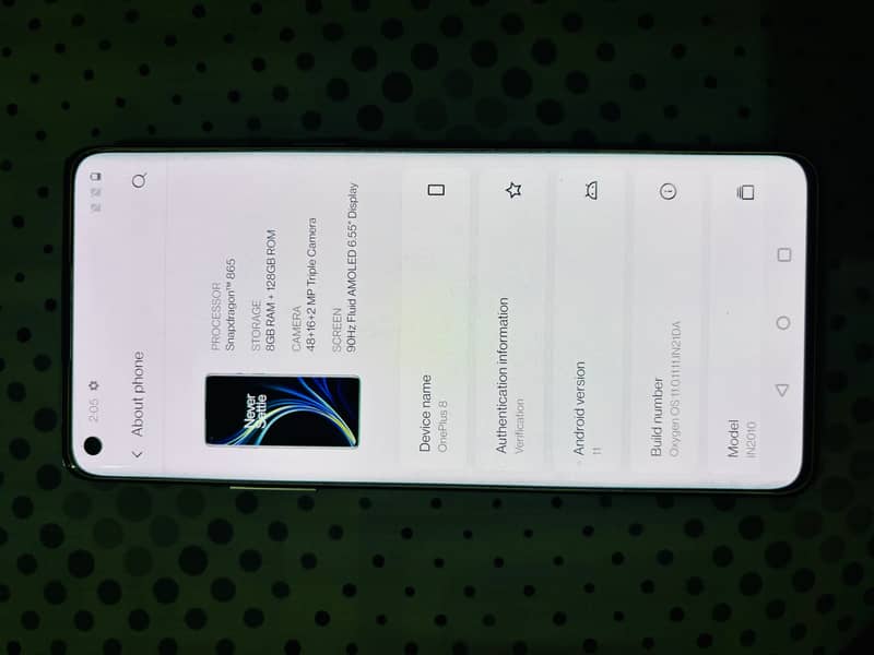 One Plus 8 7