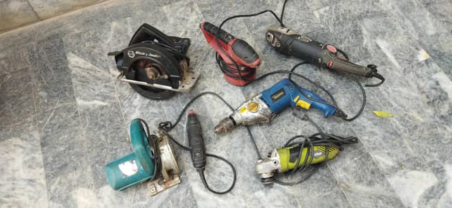 japani aur usa tools for sale grinder, circular saw, cutter etc