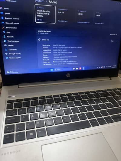 HP I5 8th generation probook