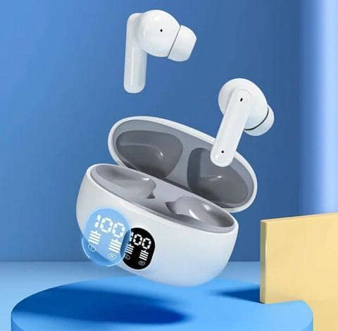 Premium TWS Wireless Earbuds Bluetooth 5.3 with LED Display & IPX5 Water Resistance