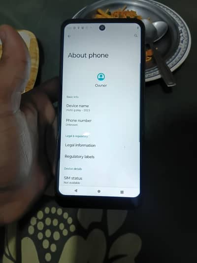Motorola Moto G Play 2023 single approvd 3/32
