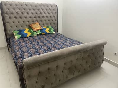 Wooden bed set