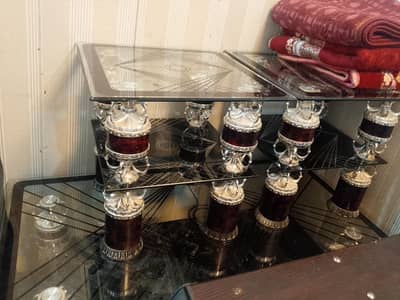 glass table 3 piece