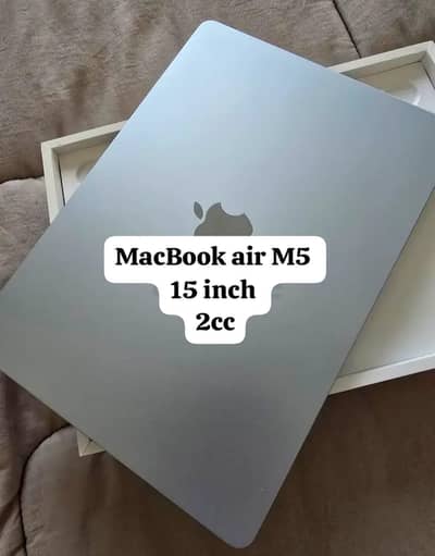 MacBook air M5 15 inch 16/512 just box open silver 15 inch