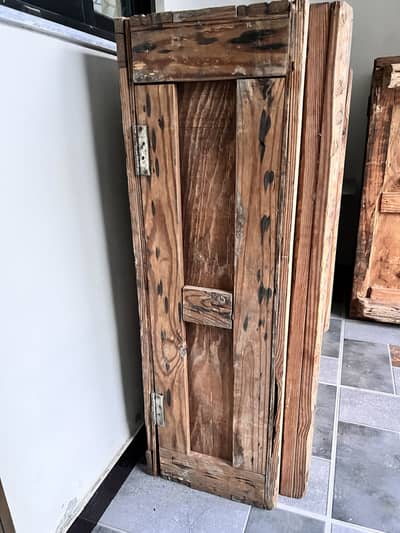 Wooden storage boxes