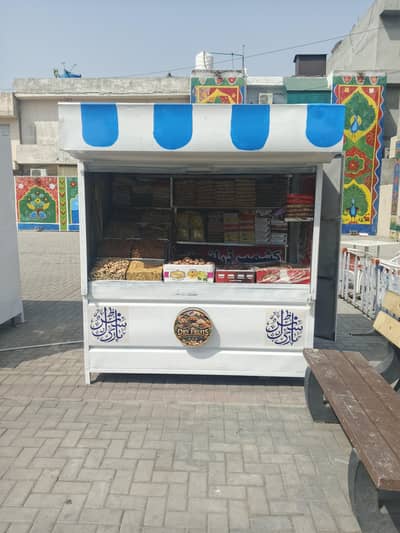 counter food stall cabin
