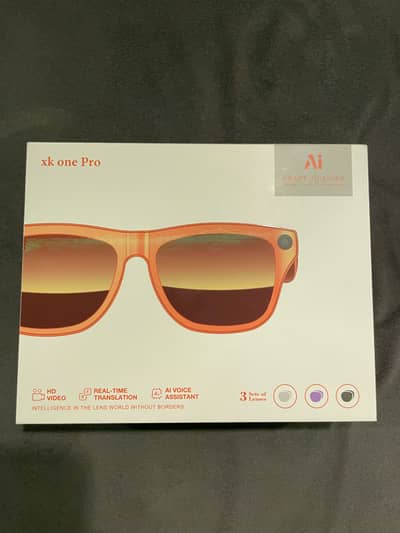 XK One Pro AI Smart Glasses with HD Video & AI Voice Assistant