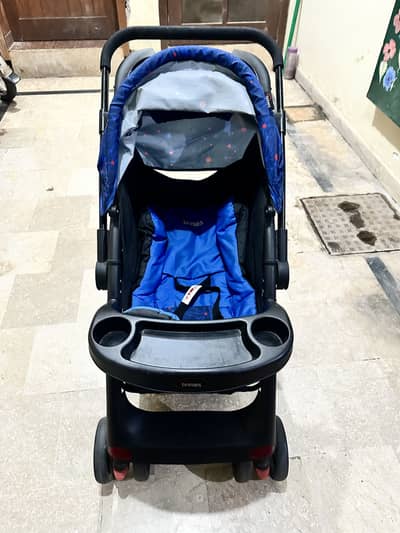 Baby Stroller / Pram for Sale – Blue & Black