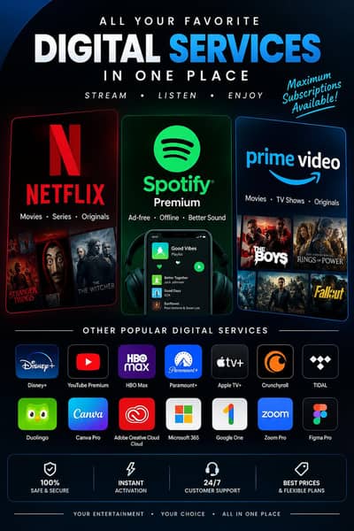 All Subscriptions Available