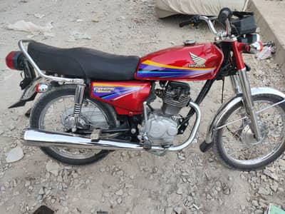 Honda CG 125 Karachi num golden num
